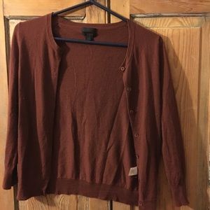 Maroon cardigan